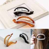 Wholesale Simulated Pearls Hairpins Banana Hair Clips Fashion Headwear Hair Accessories For Women Girl Ponytail Barrettes