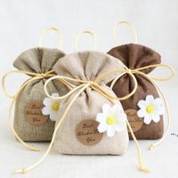 Wholesale Sachet bag drawstring empty candy herbal tea package small gift bag lavender aromatherapy flower cute bedroom deodorant HHE10233