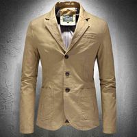 Wholesale Men s Blazers Casual Suit Jacket Men Single Breasted Jacket Spring Autumn Slim Fit Casual Street Wear Suit Brand High Quality