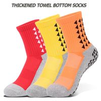 Wholesale Men s Socks Thickened Non slip Bottom Soccer Sports Cotton Nylon Glue On The Sole Of Foot For Men