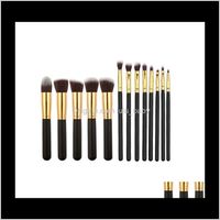Wholesale Aessories Health Beauty Drop Delivery High Quality Black Handle Makeup Brushes Make Up Brush Tools Dhgate Vip Seller Vimiz