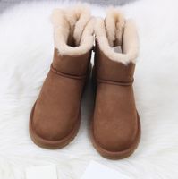 Wholesale 2022 designer women winter snow boots triple black chestnut purple pink navy grey fashion classic ankle short boot womens ladies girls booties booties shoes
