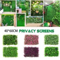 Wholesale 40x60cm Artificial Green Plant Lawns Carpet For Home Garden Wall Landscaping Plastic Lawn Door Shop Backdrop Image Grass Decorative Flowers