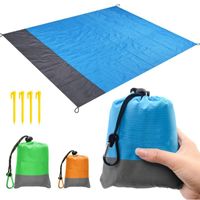 Wholesale Outdoor Pads INCH Beach Mat Large Camping x200 Folding Sandless Portable Blanket Pocket Picnic