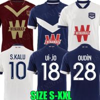 Wholesale Girondins Bordeaux th Anniversary Soccer Jersey Third KALU Home ADLI Away BRIAND Maillots de Foot OUDIN NIANG Special Dark Red Football Shirt TOPS
