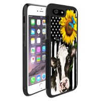 Wholesale TPU High Quality Cell Phone Cases for iPhone S X Xs Sunflower Cow Flag Ultra Slim Shockproof Dust proof Cellphone Cover Girls Women Men Full Body Protective