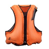 Wholesale Pool Accessories Life Vest Inflatable Swimming Boating Snorkeling Floating Water Sports Adult Jacket Beach Supplies