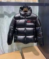 Wholesale Designer PRAD high quality down jacket budge Vest mens short winter trend for female couples white duck thick shiny S XL