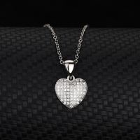 Wholesale S925 Sterling Silver Necklace with Diamond Careful Shape Female Style Fashion Love Jewelry Pendant