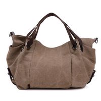Wholesale Duffel Bags Large Capacity Shoulder Women s Canvas Handbag Vintage Travel Hand Luggage