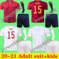 Wholesale adult Kids kit socks Camiseta Spain Soccer Jersey espana ASENSIO MORATA ISCO INIESTA ALCACER SAUL XAVI Raul España Football shirts men