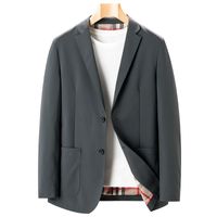 Wholesale Men s Suits Blazers Business Black Casual Suit Jacket For Mens Smart Semi Formal Blazer Michael Jackson Veste Homme Costume
