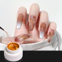 Wholesale Nail Gel Pc Spider Nails Polish Creative Wire Drawing Art Stretch Painted Brushed Glue DIY Supplies