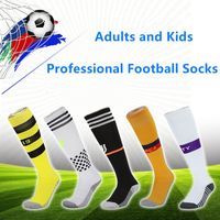 Wholesale Men s Socks Adults Kids Professional Soccer Breathable Knee High Long Teams Stocking Non slip Men Towel Bottom Sports