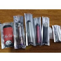 Wholesale Atomizer packing bag small color strip translucent aluminum foil package pack packaging bags in stock