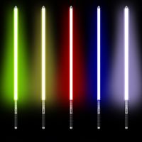 Wholesale DHL Lightsaber Toys Metal Handle Heavy Dueling Color LED Change Volume Force Sound Fons FOC Blaster Laser Sword