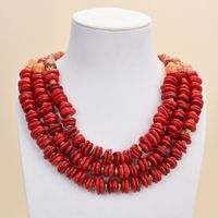 Wholesale GuaiGuai Jewelry Strands Carnelian Red Coral Necklace For Women Real Gems Stone Lady Fashion Jewellery