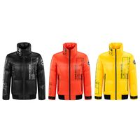 Wholesale jacket hoodie Fashion Top design winter puffer men bubble print bomber jackets