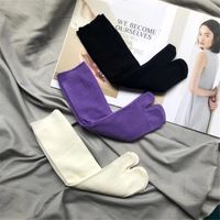 Wholesale Socks Hosiery Pair Japanese Kimono Style Knitting Strip Tabi Toe Women Men Split Foot Finger Cotton Breathable