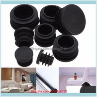 Wholesale Aessories Home Gardenwholesale Black Plastic Furniture Leg Plug Chair Legs Foot Blanking End Caps Insert Plugs Bung For Round Pipe
