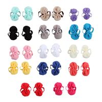 Wholesale Baby Sandals Bowknot Shoes Cover Barefoot Foot Chiffon Bow Ties Infant Girl Kids First Walker Shoes Photography Props Colors S2