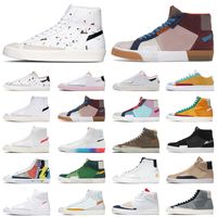 Wholesale blazer mid vintage designer shoes high low top men women casual sneakers Have A Good Game Mosaic Raygun Fashion Sports Mens Trainers