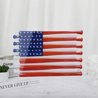 Wholesale Wall Stickers Flag Art Wood Bedroom Home Pendant Artwork Decoration High Quality Durable Creative D Wooden Crafts Baseball