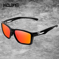 Wholesale Sunglasses KDEAM Urtral Lightweight Unbreakable TR90 Polarized Square Man Sport Shades Inpact Resistance Safety Goggle With Box
