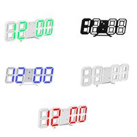 Wholesale Digital Alarm Clock Modern D Electronic Bedside Desk Table Wall Clocks Snooze Temperature Display For Bedroom
