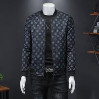 Wholesale High Quality Men s Jacket Great Designer O neck Collar Classic Dots Male Outerwear Coat Big Size Clothes XL XL Jackets