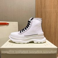 Wholesale Designer Casual Shoes Trend Fashion Women Boots Canvas Luxury High top Winter Boot All match White Sneaker School Style Europe and America