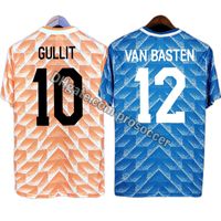 Wholesale Retro Netherlands Soccer Jerseys van Basten Gullit Koeman Vintage Holland Shirt Classic Kit