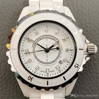 Wholesale Factory Sale Womens Lady White Black Ceramic mm Watches High Quality Jpan Quartz Wristwatches For Women watch