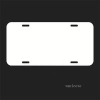 Wholesale Other Home mm Sublimation License Plate Decoration Blank White Billboard DIY Heat Transfer Coating Advertising Sheet by sea T2I53113