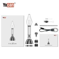 Wholesale Yocan Falcon in Vaporizer mAh XTL Nozzle Tip QTC Coil Wax Electric Dab Rig Concentrate Pancake Coil Dry Herb Kit DHL Free a26