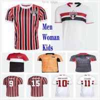 Wholesale 2021 Sao Paulo Soccer Jerseys DANI ALVES PATO NENE PABLO HERNANES HELINHO REINALDO LUCIANO Custom Home Away Third Men Woman Kids Football Shirt Uniform