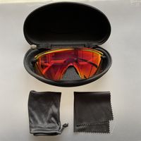 Wholesale UV400 bicycle glasses men outdoor sports cycling eyewear bike sunglasses road riding goggles lens with case