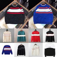 Wholesale 21ss Brand mens designers sweaters High quality winter Men s Sweater jacket fashion knitted low neck man jumpers