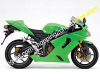 Wholesale Popular Motorbike Shell For Kawasaki Ninja ZX6R ZX R ZX R ABS Green Fairing Kit Injection molding