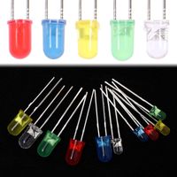 Wholesale Bulbs Assorted Kit White Green Red Blue Yellow DIY Electronic Diod LED Diodes Light Emitting Bulbs Tubes