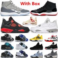 Wholesale Mens Cool Grey Basketball Shoes Bred Gray s Oreo Fire Red thunder Black Cat University Blue Wild Thingst s Legend C star365shop