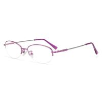 Wholesale Sunglasses Women Metal Semirim Memory Reading Glasses Female Blue Light Blocking Hyperopia Eyeglasses Custom Presbyopia Prescription Lens