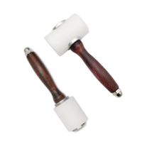 Wholesale Hand Tools Wooden Handle Hammers Mallet Leathercraft Carving Sew Leather Cowhide Tool Kit For Working