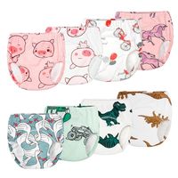 Wholesale 1 T Baby Training Pants Reusable Infant Toddler Changing Cloth Diaper Panties Nappies Washable Gauze Diapers