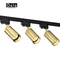 Wholesale Modern LED Track Light Nordic Design Copper RH American Industrial Spotlight Black Gold Hanging Retro GU10 Lights