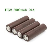 Wholesale 100 Top Quality Rechargeable Li ion Battery HG2 Q V mah Power Tool For Ecig Vape Mod Pen RC Toy DHL UPS Fedex Free