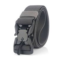 Wholesale New quick release magnetic buckle safety quick drying pure elastic pants belt outdoor training belt tactical military belt