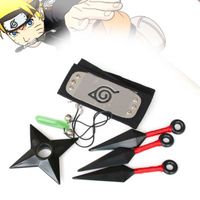 Wholesale Anime Plastic Toy Narutos Cosplay Itachi Shuriken Ninja Stars Darts Weapons Props Weapon For Adult Collections Gifts