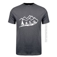 Wholesale MTB Mountain Biking T Shirt Summer O Neck Cotton Cool T shirts Birthday Gift Tshirt Tee Unisex Mans