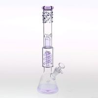 Wholesale Purple Bongs In Stock Tall Glass Bongs Downstem Bowl Joint mm Bong Water Pipes Perc Heady Dead Recycle Oil Rigs Water Pipes Hookahs Hours Ship